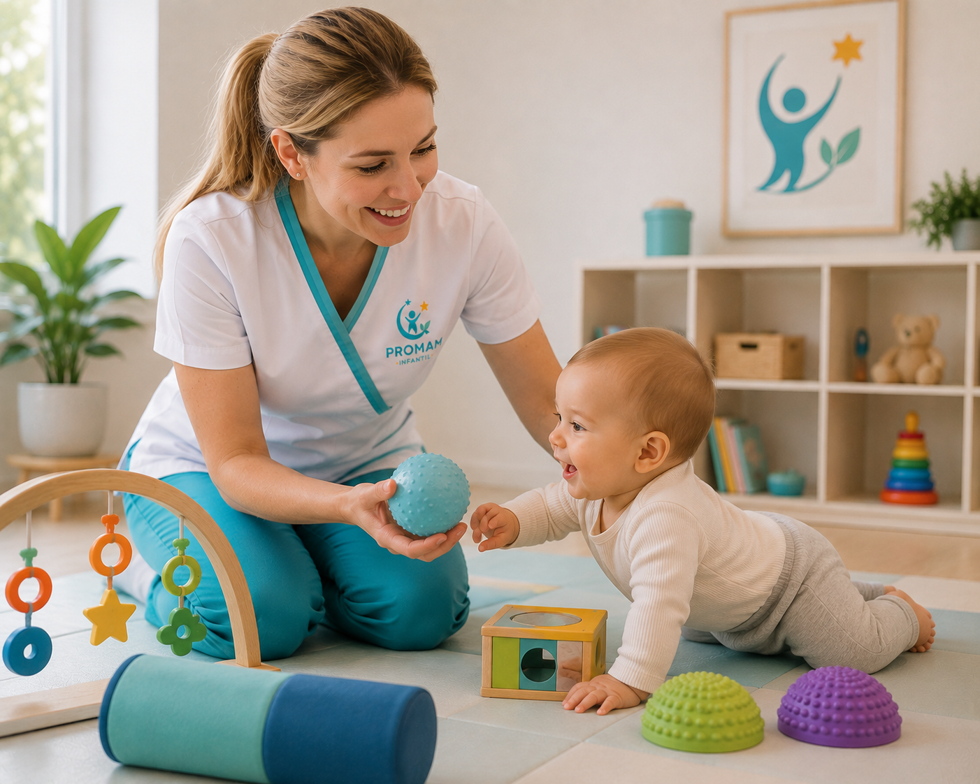 Sesión de estimulación temprana a domicilio